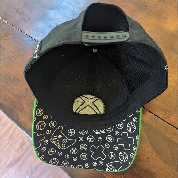 New With Tags XBOX Official Merchandise Snapback Hat Green and Black Men's - Picture 4 of 7
